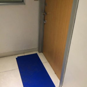 Sticky Mat - cartón con 300 láminas, 90 x 45 cm, color azul